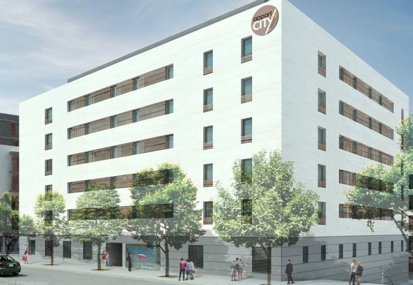 อัปปาร์ต ซิตี้ แปปิญอง ซองทร์ การ์ Aparthotel แปร์ปินญอง ภายนอก รูปภาพ
